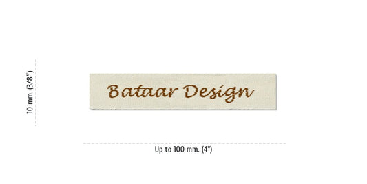 Sizes for Easy Labels BATAAR, 10 mm. (3/8″)