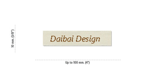 Sizes for Easy Labels DAIBAI, 10 mm. (3/8″)