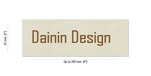 Sizes for Easy Labels DAININ, 25 mm (1″)