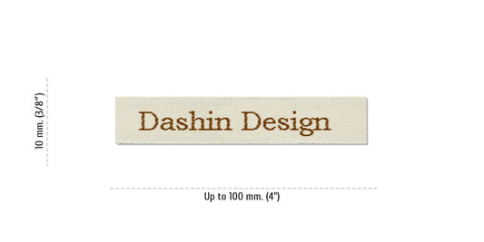 Sizes for Easy Labels DASHIN, 10 mm. (3/8″)