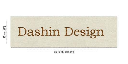 Sizes for Easy Labels DASHIN, 25 mm (1″)