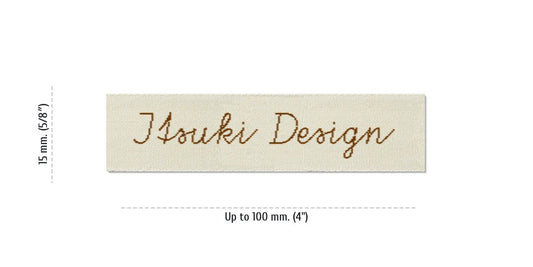 Size for Easy Labels ITSUKI, 15 mm. (5/8″)