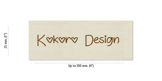 Size for Easy Labels KOKORO, 25 mm (1″)