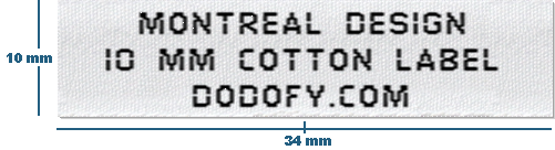 Easy Label, Montreal design template