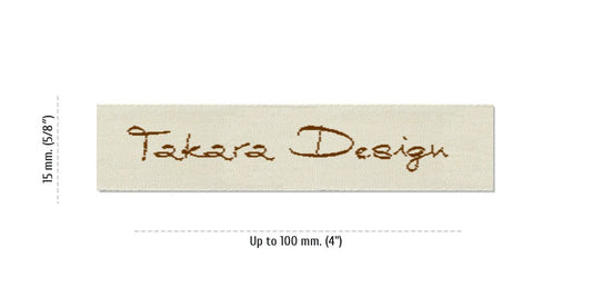 Size for Easy Labels TAKARA, 15 mm. (3/8″)