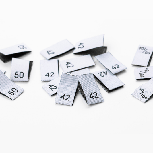 Woven Size Labels