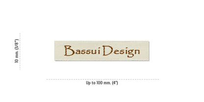 Sizes for Easy Labels BASSUI, 10 mm. (3/8″)