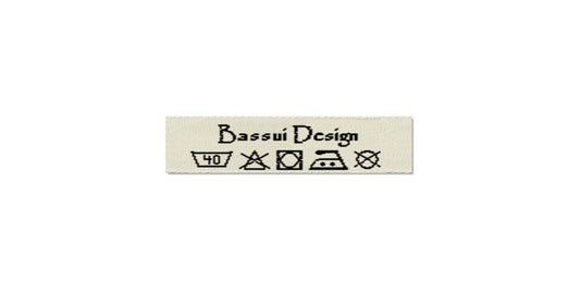 Design template for Care Labels BASSUI, 10 mm. (3/8″)