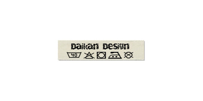 Design template for Care Labels DAIKAN, 10 mm. (3/8″)