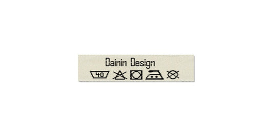 Design template for Care Labels DAININ, 10 mm. (3/8″)