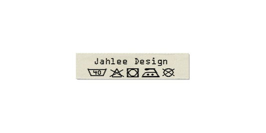 Design template for Care Labels JAHLEE, 10 mm. (3/8″)