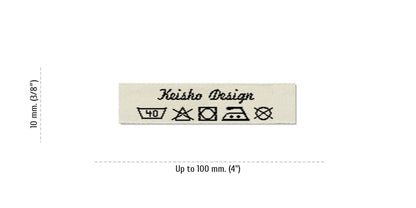 Size for Care Labels KEISHO, 10 mm. (3/8″)