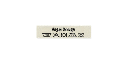 Design template for Care Labels NUGAI, 10 mm. (3/8″)