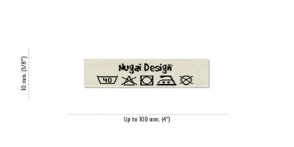 Size for Care Labels NUGAI, 10 mm. (3/8″)