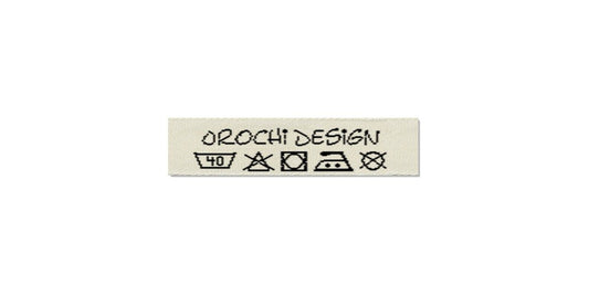 Design template for Care Labels OROCHI, 10 mm. (3/8″)