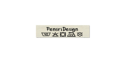 Design template for Care Labels PENSRI, 10 mm. (3/8″)