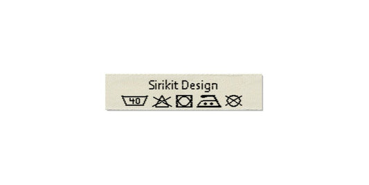 Design template for Care Labels SIRIKIT, 10 mm. (3/8″)