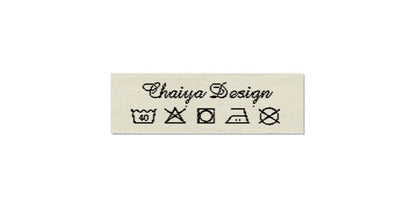 Design template for Care Labels CHAIYA, 15 mm. (5/8″)