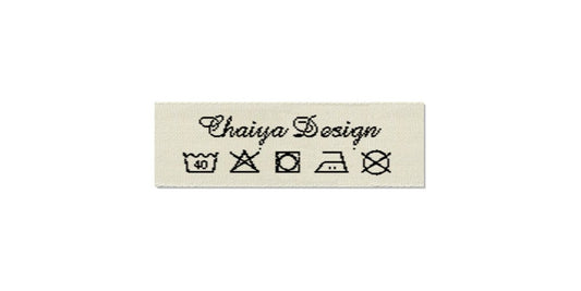 Design template for Care Labels CHAIYA, 15 mm. (5/8″)