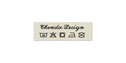 Design template for Care Labels CHENDA, 15 mm. (5/8″)