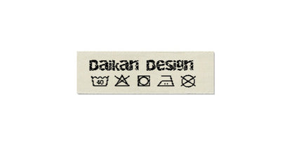 Design template for Care Labels DAIKAN, 15 mm. (5/8″)