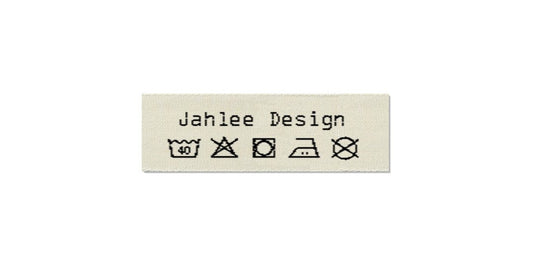 Design template for Care Labels JAHLEE, 15 mm. (5/8″)