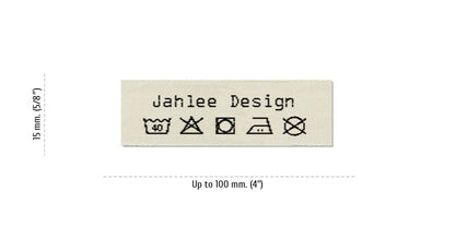 Size for Care Labels JAHLEE, 15 mm. (5/8″)