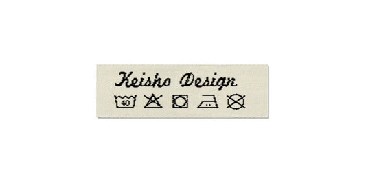 Design template for Care Labels KEISHO, 15 mm. (5/8″)