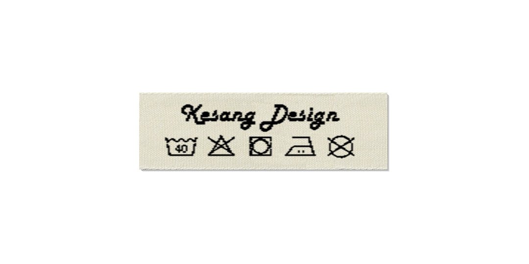 Design template for Care Labels KESANG, 15 mm. (5/8″)