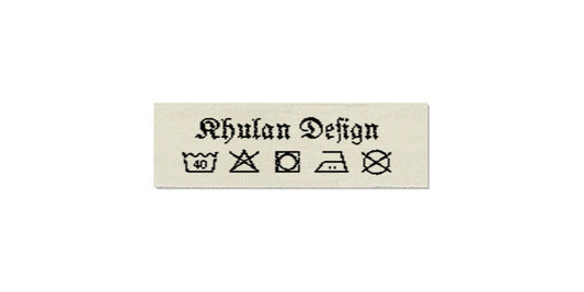 Design template for Care Labels KHULAN, 15 mm. (5/8″)