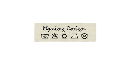 Design template for Care Labels MYAING, 15 mm. (5/8″)