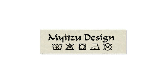 Design template for Care Labels MYITZU, 15 mm. (5/8″)