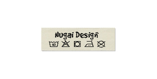 Design template for Care Labels NUGAI, 15 mm. (5/8″)