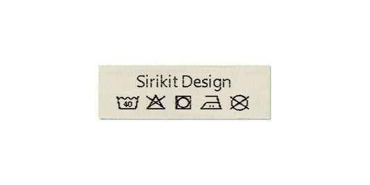 Design template for Care Labels SIRIKIT, 15 mm. (5/8″)