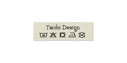 Design template for Care Labels TAICHI, 15 mm. (5/8″)