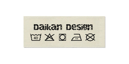 Design template for Care Labels DAIKAN, 25 mm (1″)