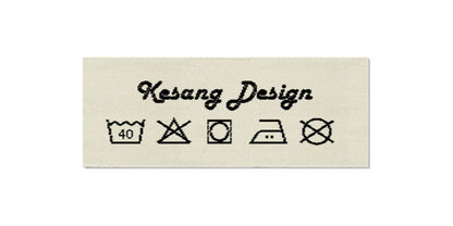 Design template for Care Labels KESANG, 25 mm (1″)