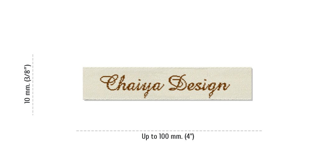 Sizes for Easy Labels CHAIYA, 10 mm. (3/8″)