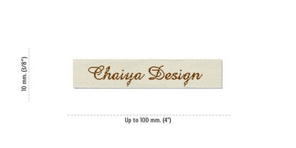 Sizes for Easy Labels CHAIYA, 10 mm. (3/8″)