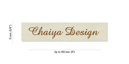 Sizes for Easy Labels CHAIYA, 15 mm. (5/8″)