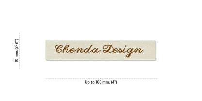 Size for Easy Labels CHENDA, 10 mm. (3/8″)