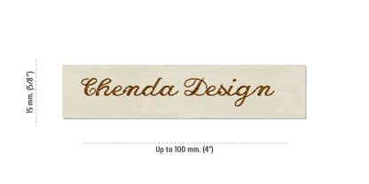Size for Easy Labels CHENDA, 15 mm. (5/8″)