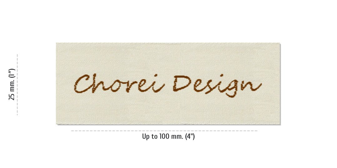 Sizes for Easy Labels CHOREI, 25 mm (1″)