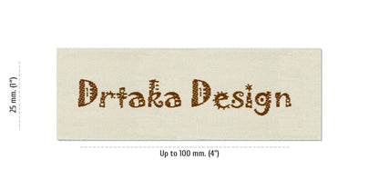 Sizes for Easy Labels DRTAKA, 25 mm (1″)
