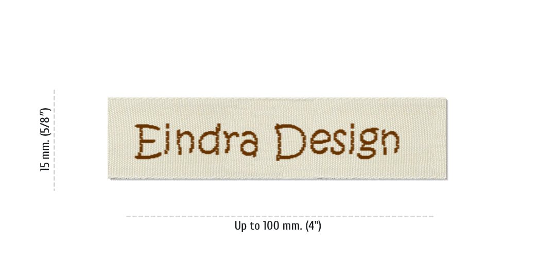 Size for Easy Labels EINDRA, 15 mm. (5/8″)