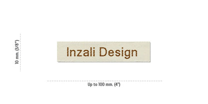 Size for Easy Labels INZALI, 10 mm. (3/8″)