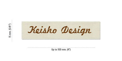 Size for Easy Labels KEISHO, 15 mm. (5/8″)