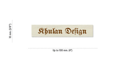 Size for Easy Labels KHULAN, 10 mm. (3/8″)