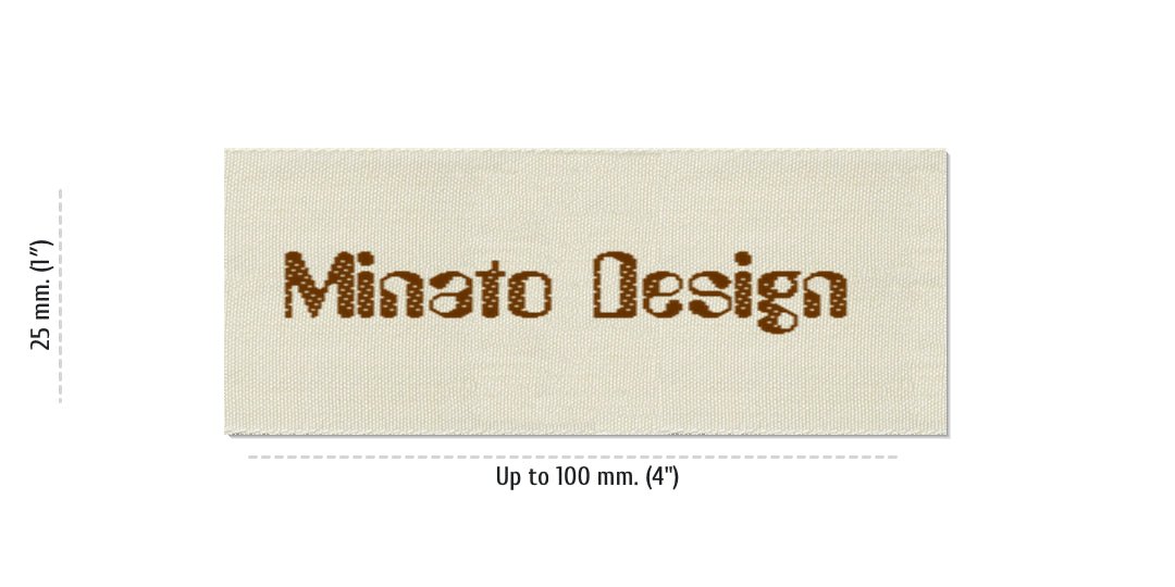Size for Easy Labels MINATO, 25 mm (1″)