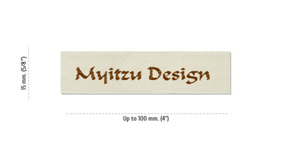 Size for Easy Labels MYITZU, 15 mm. (5/8″)
